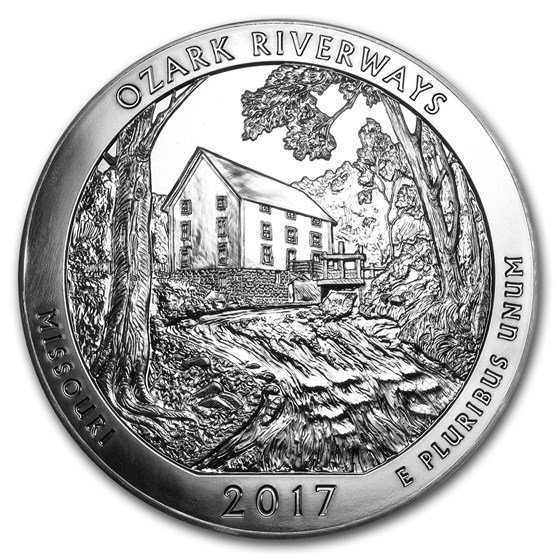 2017 5 oz Silver ATB Ozark National Scenic Riverways, MO 2017 5 oz Silver ATB Ozark National Scenic Riverways, MO